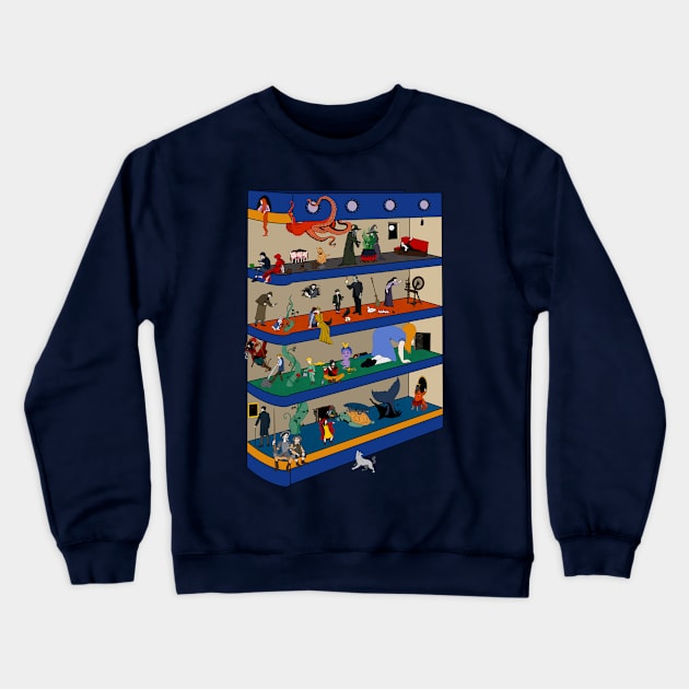 Once upon a time Crewneck Sweatshirt by Malakian Art